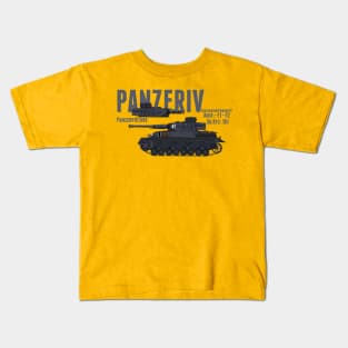 Panzer IV Ausf.F2 and F1 T-Shirt Kids T-Shirt